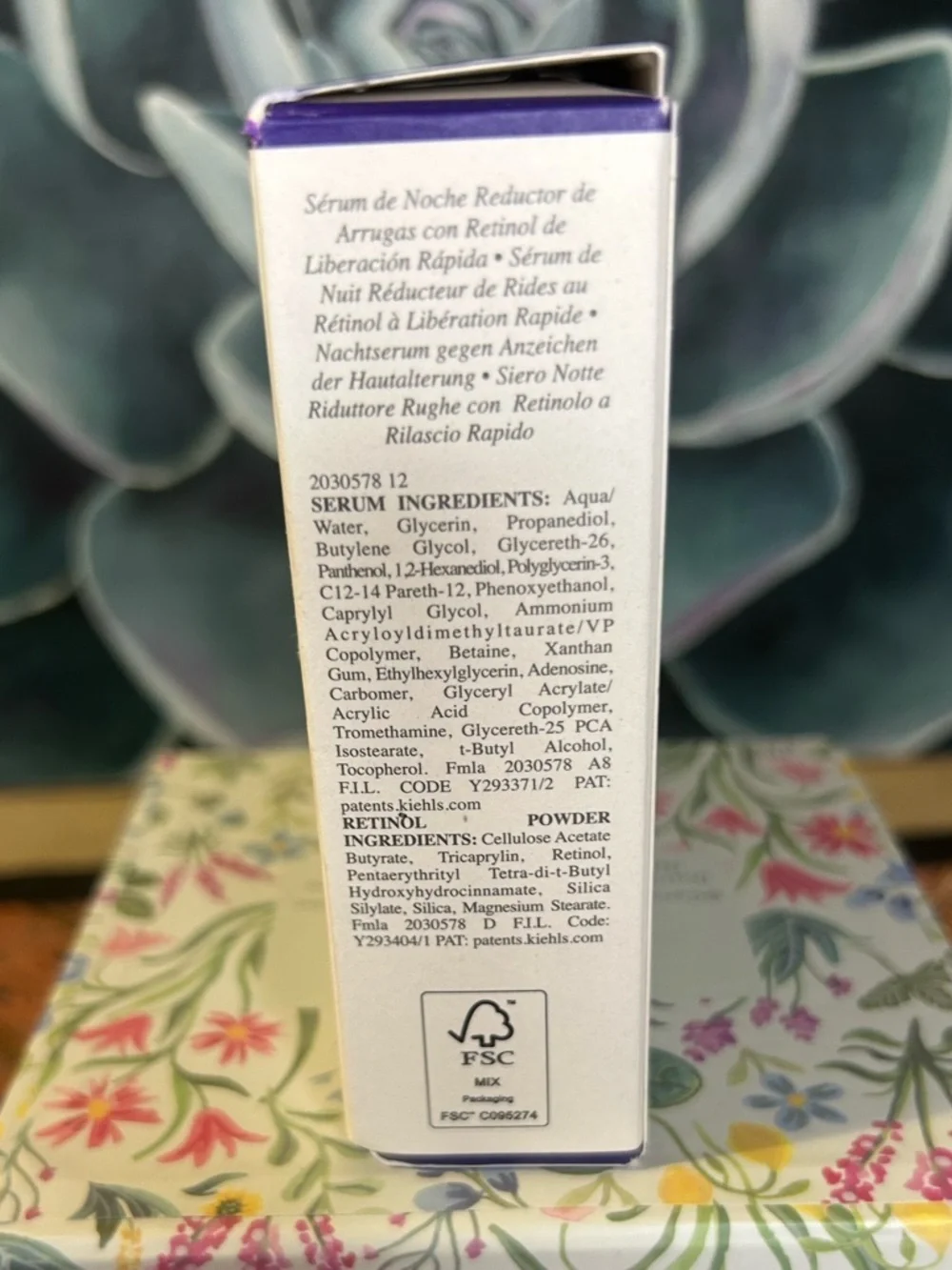 Kiehl’s Fast Release Wrinkle-Reducing 0.3% Retinol Night Serum
